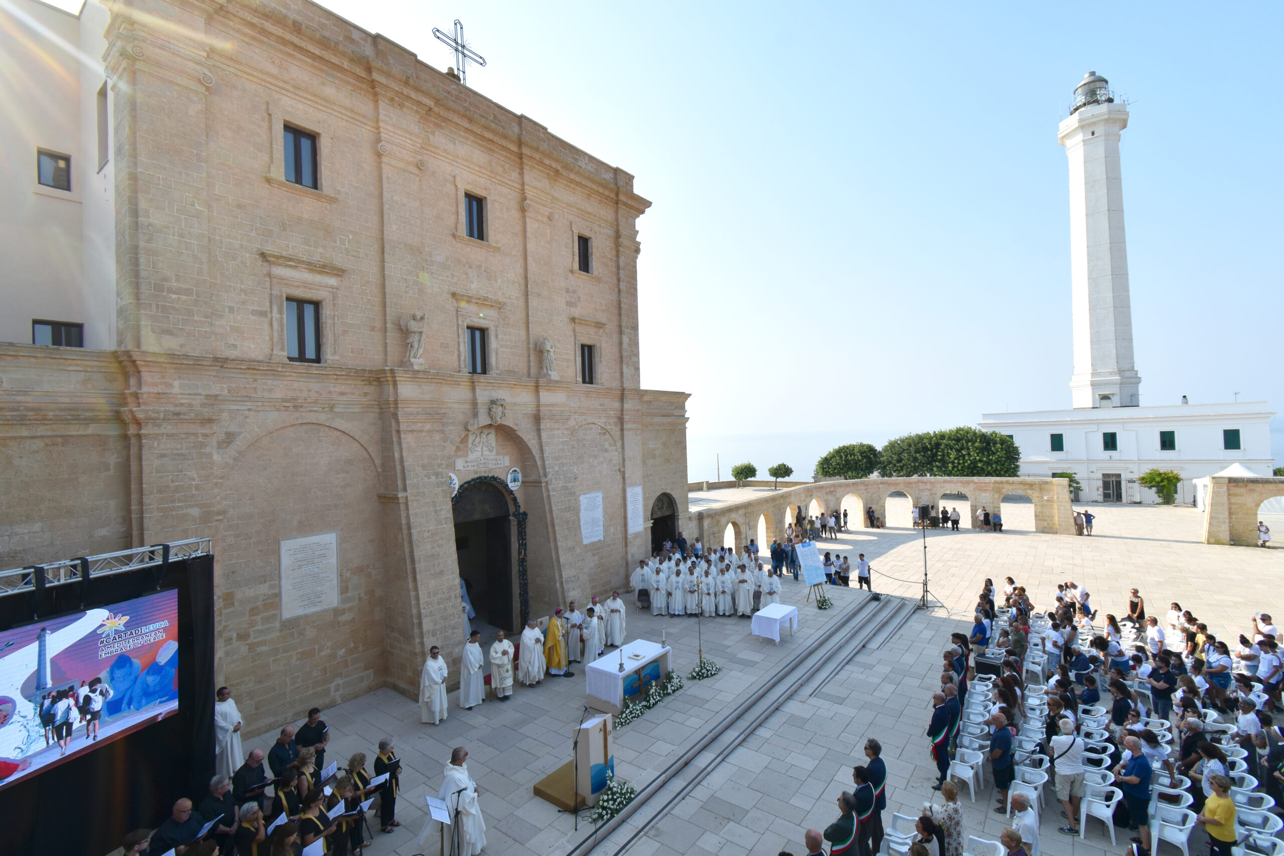 Don Tonino Bello Funzione religiosa al Santuario di Leuca